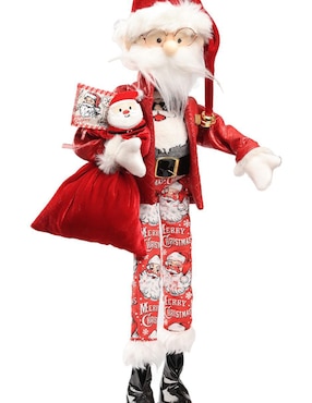 Ornamento Navidad Santa Claus Queca Designs Little Elfy