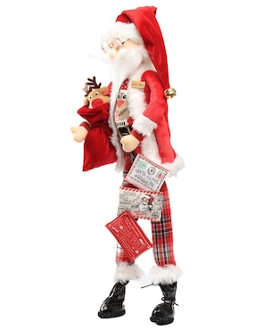 Ornamento Navidad Santa Claus Queca Designs Little Elfy