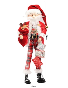 Ornamento Navidad Santa Claus Queca Designs Little Elfy