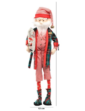 Ornamento Navidad Santa Claus Queca Designs Little Elfy