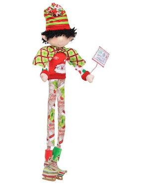 Ornamento navidad Duende Queca Designs Little Elfy