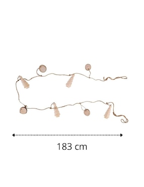 Guirnalda sin planta Cantia 183 cm