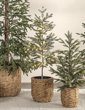 Árbol decorativo Cantia de plastico con 150 luces