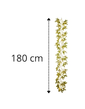 Guirnalda de helecho Cantia 180 cm