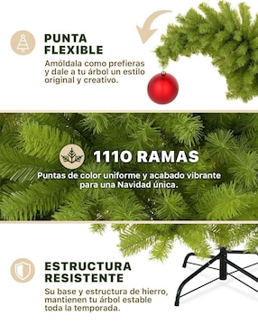 Árbol de navidad Esquimal Gorro de Santa más Kit de esferas