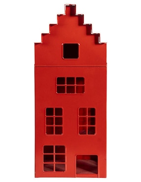 Figura decorativa de casa Navidad Cantia de metal