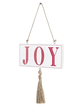 Figura decorativa de letrero Navidad Cantia LETRERO JOY de metal