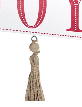 Figura decorativa de letrero Navidad Cantia LETRERO JOY de metal