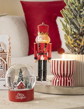 Figura decorativa de soldado Navidad Cantia de resina