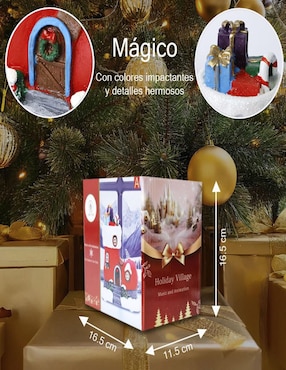 Figura decorativa de bota Navidad Cm-Top de resina