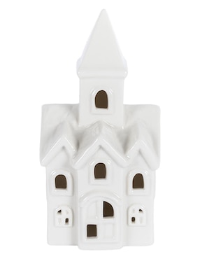 Set de figura decorativa de casa Navidad Cantia de cerámica