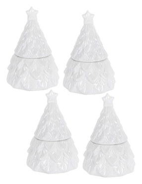 Set de figura decorativa de árbol navidad Navidad Cantia de cerámica