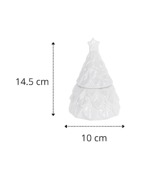 Set de figura decorativa de árbol navidad Navidad Cantia de cerámica