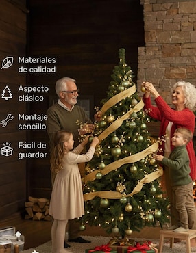 Árbol de navidad Jardimex de aluminio