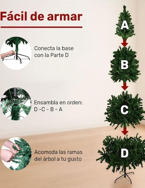 Árbol de navidad Jardimex de aluminio