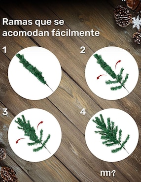 Árbol de navidad Jardimex de aluminio