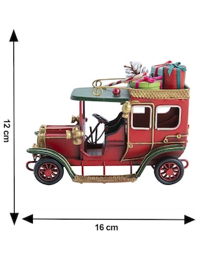Figura decorativa de carrito Running Decora de metal