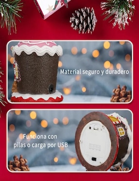 Figura decorativa de casa Navidad Cm-Top Casa de Jengibre de resina