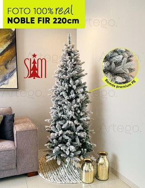 Árbol de navidad Artego Nevado Noble Slim