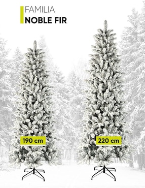 Árbol de navidad Artego Nevado Noble Slim
