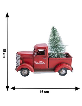 Figura decorativa de camioneta Running Decora de metal