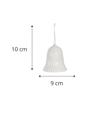 Set de esfera navideña Cantia Colgante Decorativo de Campana con 4 piezas
