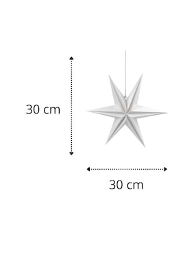 Set esfera Cantia Estrella decorativa con 8 piezas