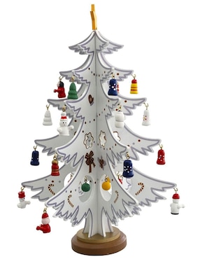 Figura decorativa de árbol navidad Navidad Running Decora de madera