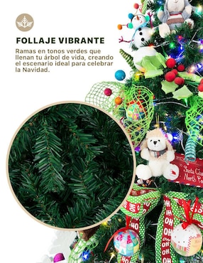 Árbol de navidad Esquimal Clasico frondoso
de pvc