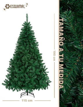 Árbol de navidad Esquimal Clasico frondoso
de pvc
