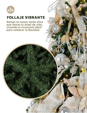 Árbol de navidad Esquimal Clasico frondoso
de pvc