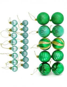 Set de esfera navideña CM-TOP con 27 piezas