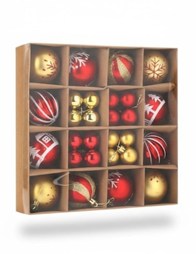 Set de esfera navideña CM-Top con 44 piezas
