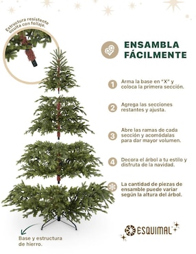 Árbol de navidad Esquimal pino escandinavo