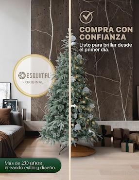 Árbol de navidad Esquimal pino nevado escandinavo