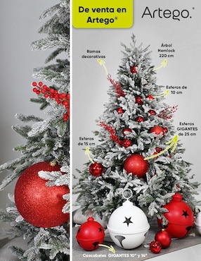 Árbol de navidad Artego Hemlock