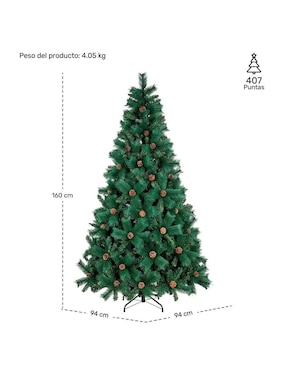 Árbol de navidad Jardimex