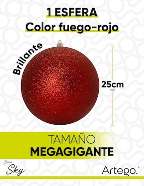 Esfera navideña Artego