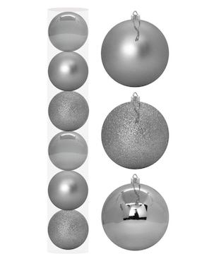 Set de esfera navideña Artego con 6 piezas