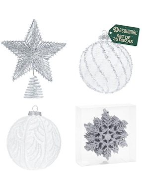 Set de ornamentos navideños Esquimal