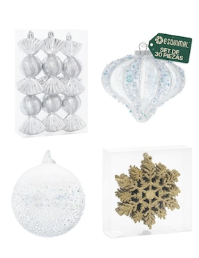 Set de ornamentos navideños Esquimal