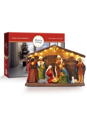 Figura decorativa de nacimiento Navidad Cm-Top de resina