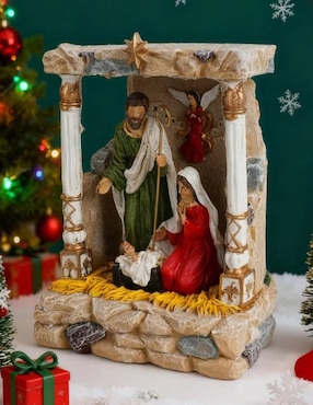 Figura decorativa de nacimiento Navidad Cm-Top de resina