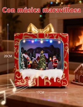 Figura decorativa de regalo Navidad Cm-Top de resina