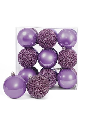 Set de esfera navideña Artego pearl con 18 piezas