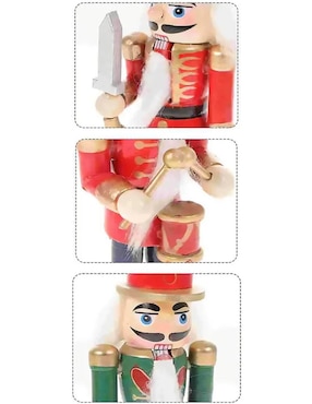 Set de figura decorativa de cascanueces Güish de madera