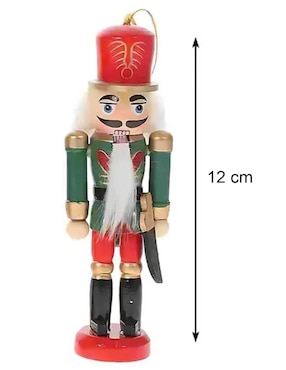 Set de figura decorativa de cascanueces Güish de madera