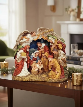 Nacimiento navideño Roman Christmas de poliresina