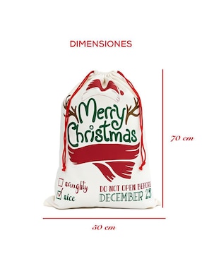 Bolsa para regalo navideña Bau Hausen