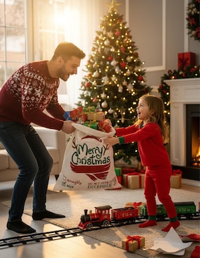 Bolsa para regalo navideña Bau Hausen